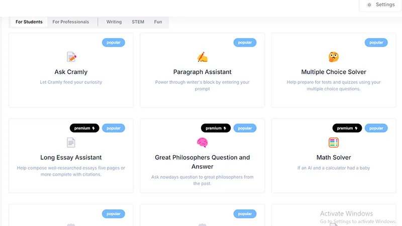 Cramly AI Review: Key Features of Cramly AI